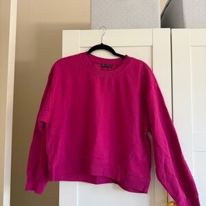 Pink Zara sweatshirt